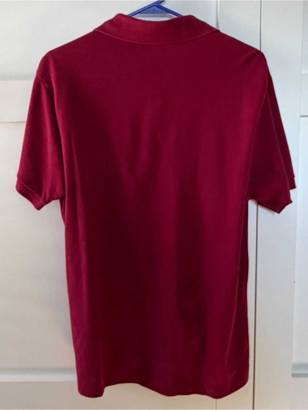 Lacoste Men's Deep Red Short-Sleeve Polo - Picture 6 of 6
